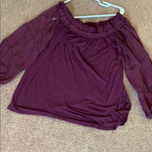 Off the shoulder with detail